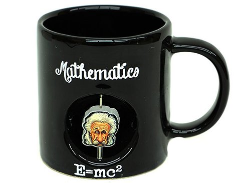 Mathematica Döner Objeli Stres Seramik Kupa Bardak