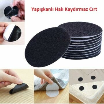 Halı Kilim Kaydırmaz Yapışkanlı Cırt (10 Adet)