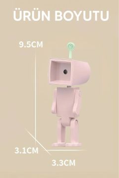 Çocuklara Özel Robot Tasarımlı Led Masa Gece Lambası