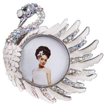 Kuğu Tasarımlı Swarovski Fotoğraf Çerçevesi