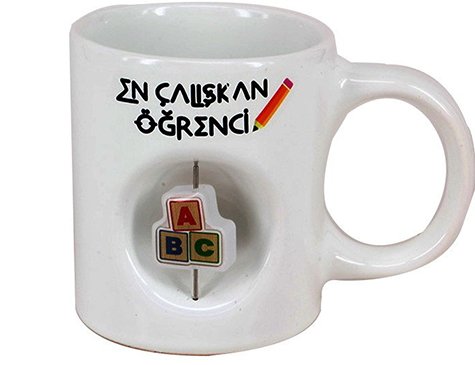 En Çalışkan Öğrenci Döner Objeli Stres Kupa Bardak