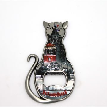 İstanbul Tasarım Kedi Şeklinde Magnet Açacak