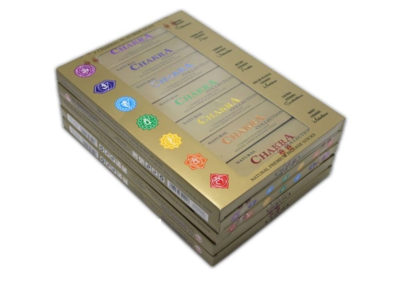 Natural Premium 7 Chakra Çubuk Tütsü (35 Paket x 15gr)