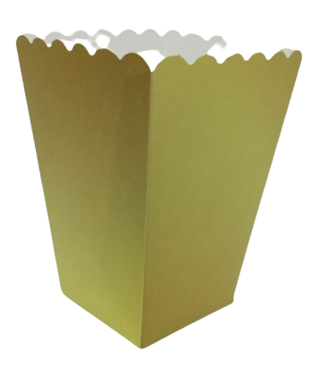 Gold Popcorn & Patlamış Mısır Kutusu (8 Adet)