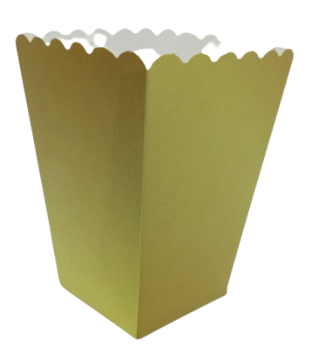 Gold Popcorn & Patlamış Mısır Kutusu (8 Adet)