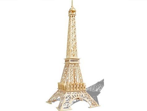Puzzle 3D Ahşap Eyfel Kulesi Maketi