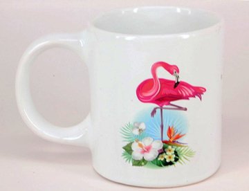 Flamingo Tasarımlı Döner Objeli 3D Stres Kupa Bardak