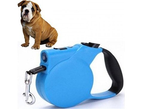 Otomatik Makaralı Işıklı Köpek Gezdirme Tasması Yürütme Kayışı (3 mt)