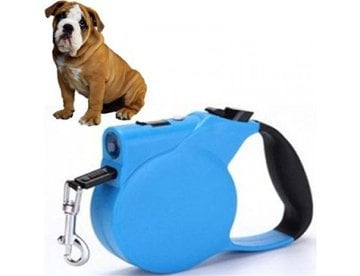 Otomatik Makaralı Işıklı Köpek Gezdirme Tasması Yürütme Kayışı (3 mt)