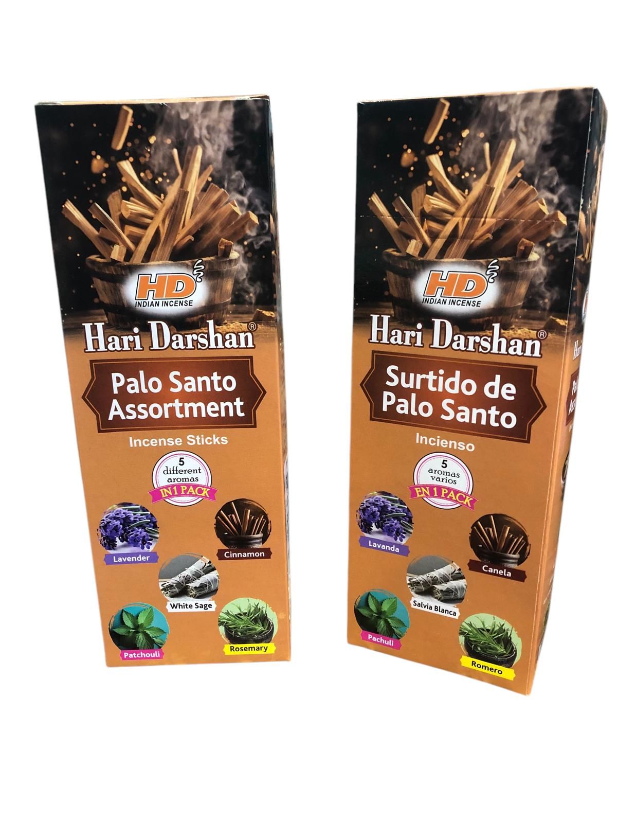 HD Palo Santo Assortment Çubuk Tütsü İncense Sticks (120 Adet)
