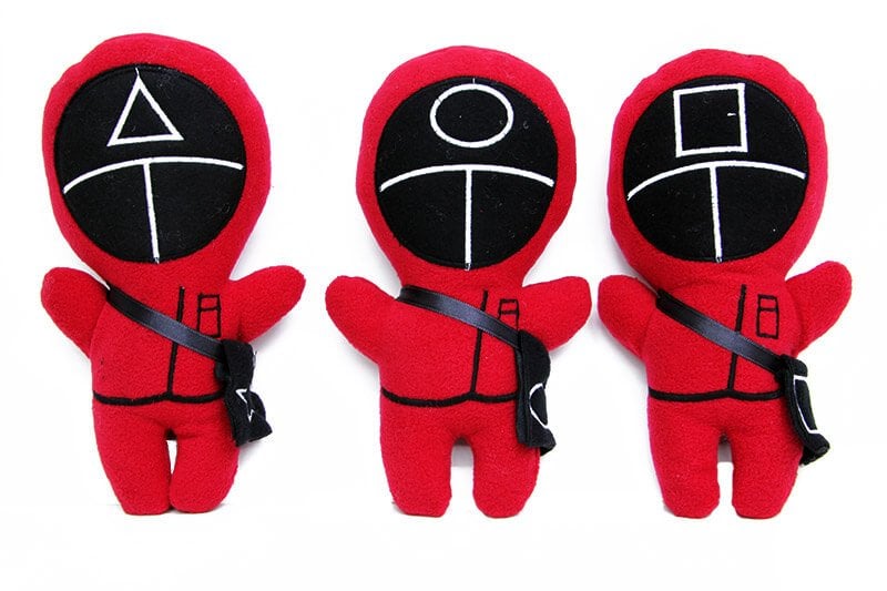 Squid Game Asker 3'lü Set Peluş Yastık