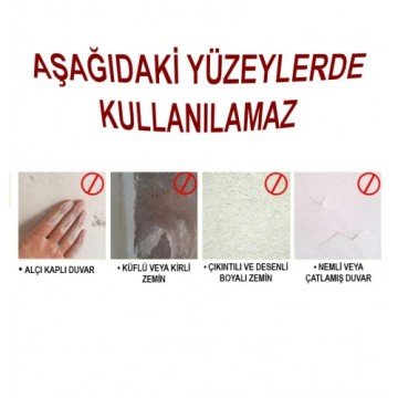 Çift Taraflı Pratik Yıkanabilen Jel Bant (60 Adet)