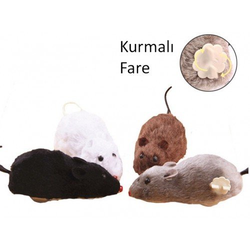 Kurmalı Kedi Oyuncağı Eğitim Faresi