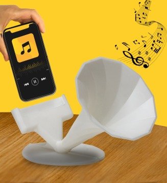 Akustik Telefon Tutucu Kablosuz Hoparlör