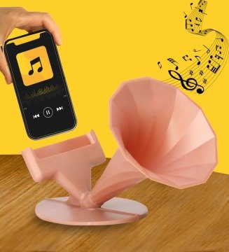 Akustik Telefon Tutucu Kablosuz Hoparlör