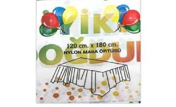 İyiki Doğdun Tasarımlı Plastik Masa Örtüsü (120cm x180cm)