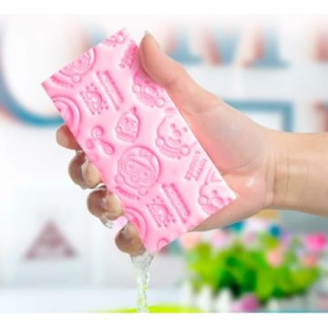 Bebek Soft Peeling Banyo Süngeri Düz