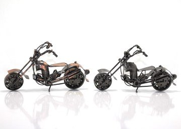 Bilyeli Metal Model Motorsiklet Maketi Orta Boy