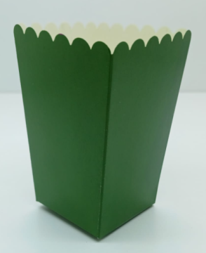 Yeşil Popcorn & Patlamış Mısır Kutusu (8 Adet)