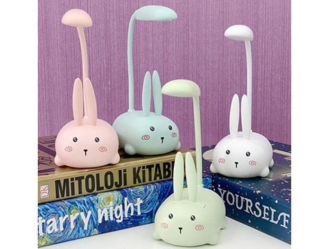 Tavşan Usb Şarjlı Masa Lambası