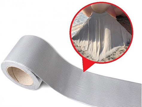 Çamur Bant Alüminyum İzolasyon Tamir Çatlak Bantı (5mt X 10cm)
