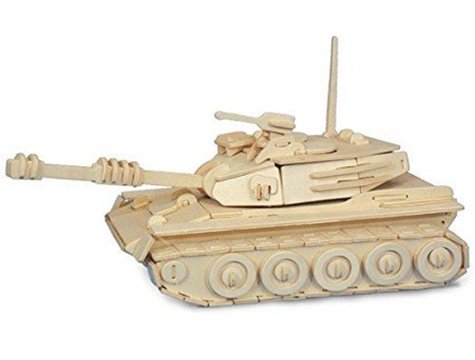 Ahşap 3D Puzzle Tank Maketi