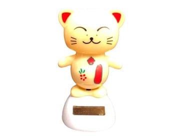 Solar Güneş Enerjili Dans Eden Sallanan Kedi