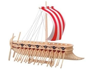 Ahşap 3D Puzzle Savaş Gemisi Maketi