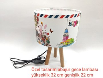 İstanbul Kız Kulesi Tasarımlı Abajur