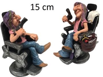 Dekoratif Kuaför Tasarım Polyester Biblo (15 cm)