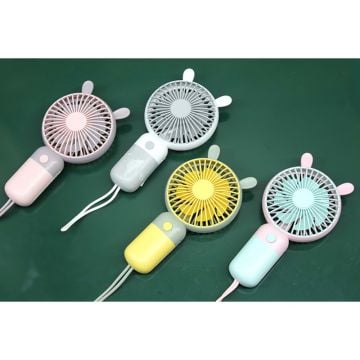 Usb Şarjlı Tasarım El Fanı Vantilatör Kulaklı