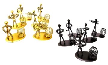 Dekoratif Metal Adam Müzisyen Kalemlik