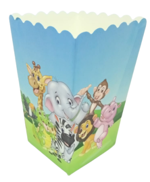 Safari Popcorn & Patlamış Mısır Kutusu (8 Adet)