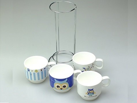 Metal Standlı Baykuş Fincan Seti 4’lü