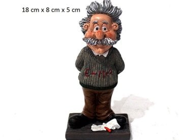 Einstein Figürlü Dekoratif Biblo