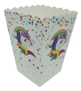Unicorn Popcorn & Patlamış Mısır Kutusu (8 Adet)