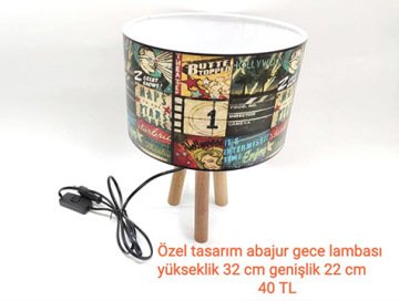 Retro Tasarımlı Dekoratif Abajur Yeni Trend