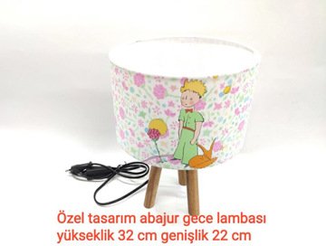 Küçük Prens Ve Tilki Petit Prince Tasarımlı Abajur