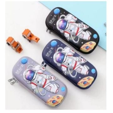 3D Figürlü Astronot Space Kalem Kutusu