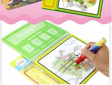 Sihirli Sulu Boyama Kitabı Water Magic