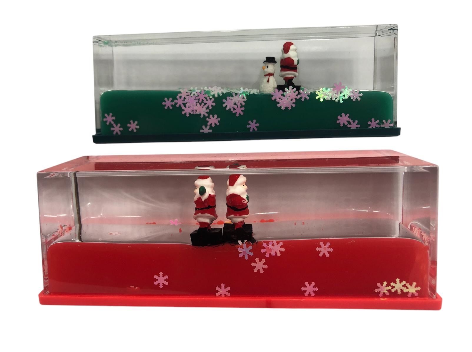 Dekoratif Batmayan Yılbaşı Noel Baba Kardan Adam Biblosu