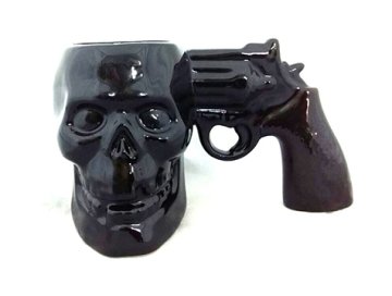 Kuru Kafa Silah Tutacaklı Kupa Bardak