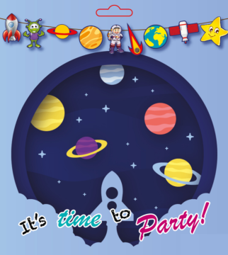 3D Uzay Zarf Banner