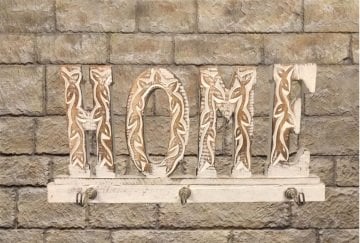 Ahşap Home Tasarımlı Duvar Askısı