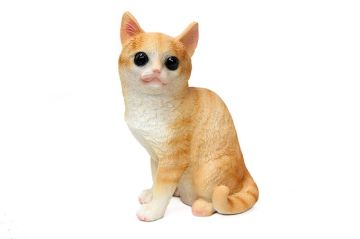 Dekoratif Polyester Sevimli Renkli Kedi Biblosu