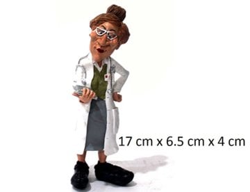 Bayan Doktor Figürlü Dekoratif Biblo