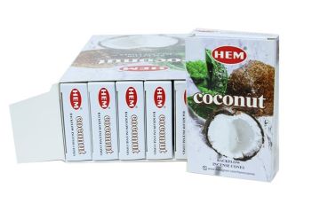 Hem Coconut Back Flow (Geri Akış) Konik Tütsü (120Adet)
