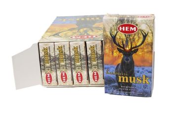 Hem Kashmiri Musk Back Flow (Geri Akış) Konik Tütsü (120Adet)