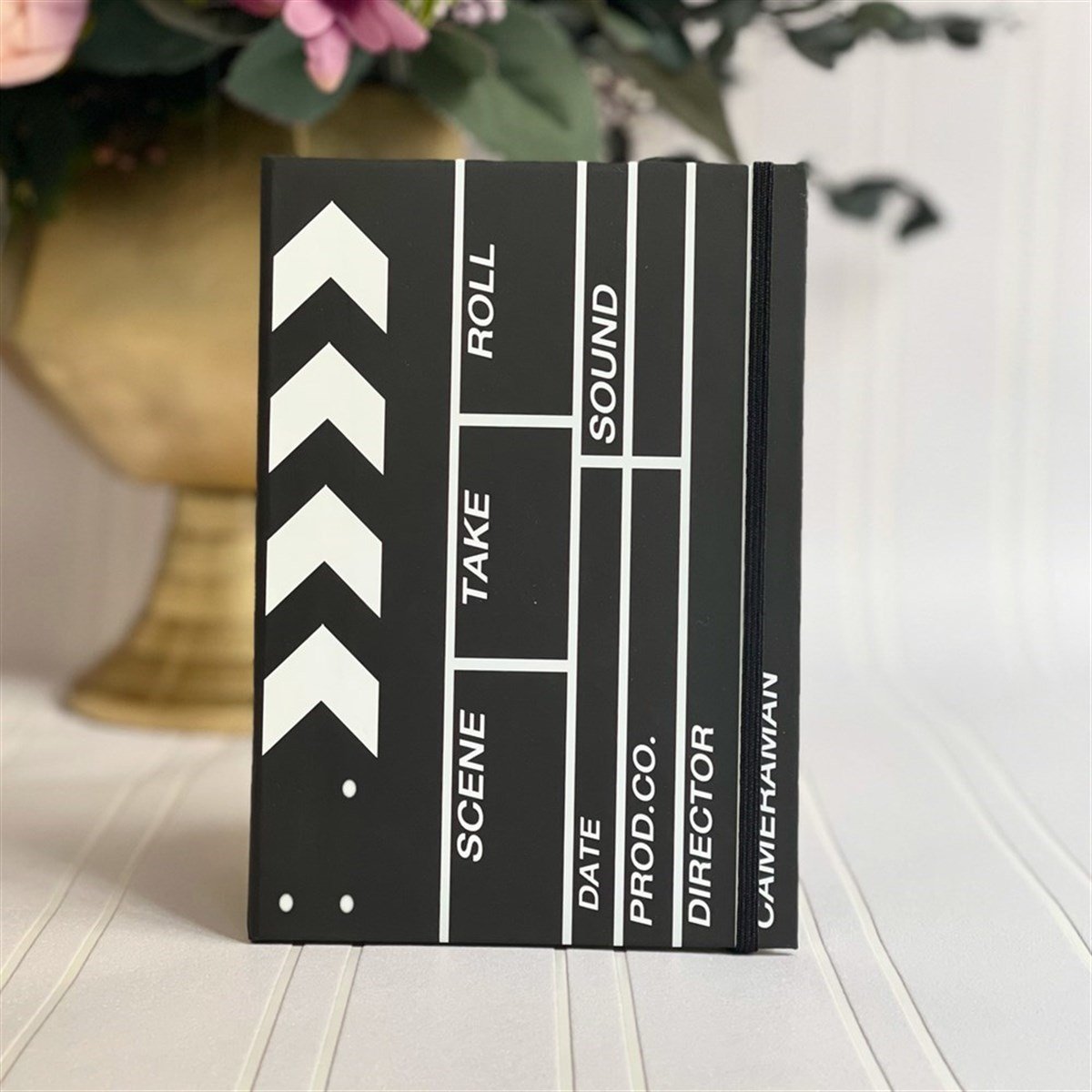 Klaket Tasarımlı Lastikli Defter