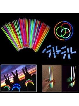Glow Stick Kırılan Fosforlu Renkli Çubuk 30'lu Paket